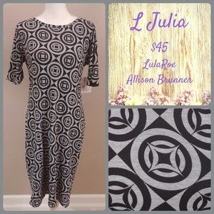 3/$50 - Lularoe Julia Dress - Large - NWT